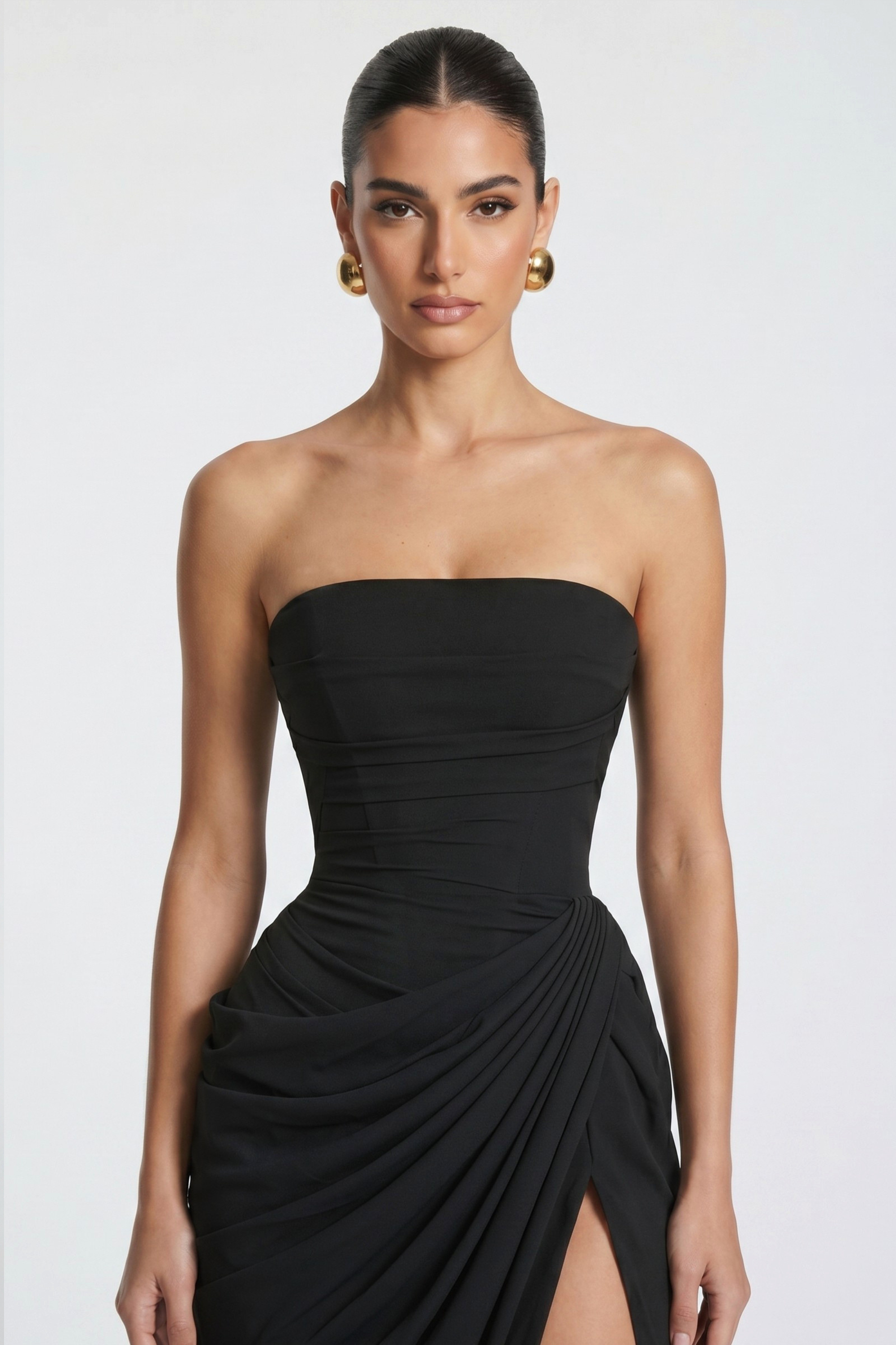 Vestido Longo Bustier Bianca - Amarelo