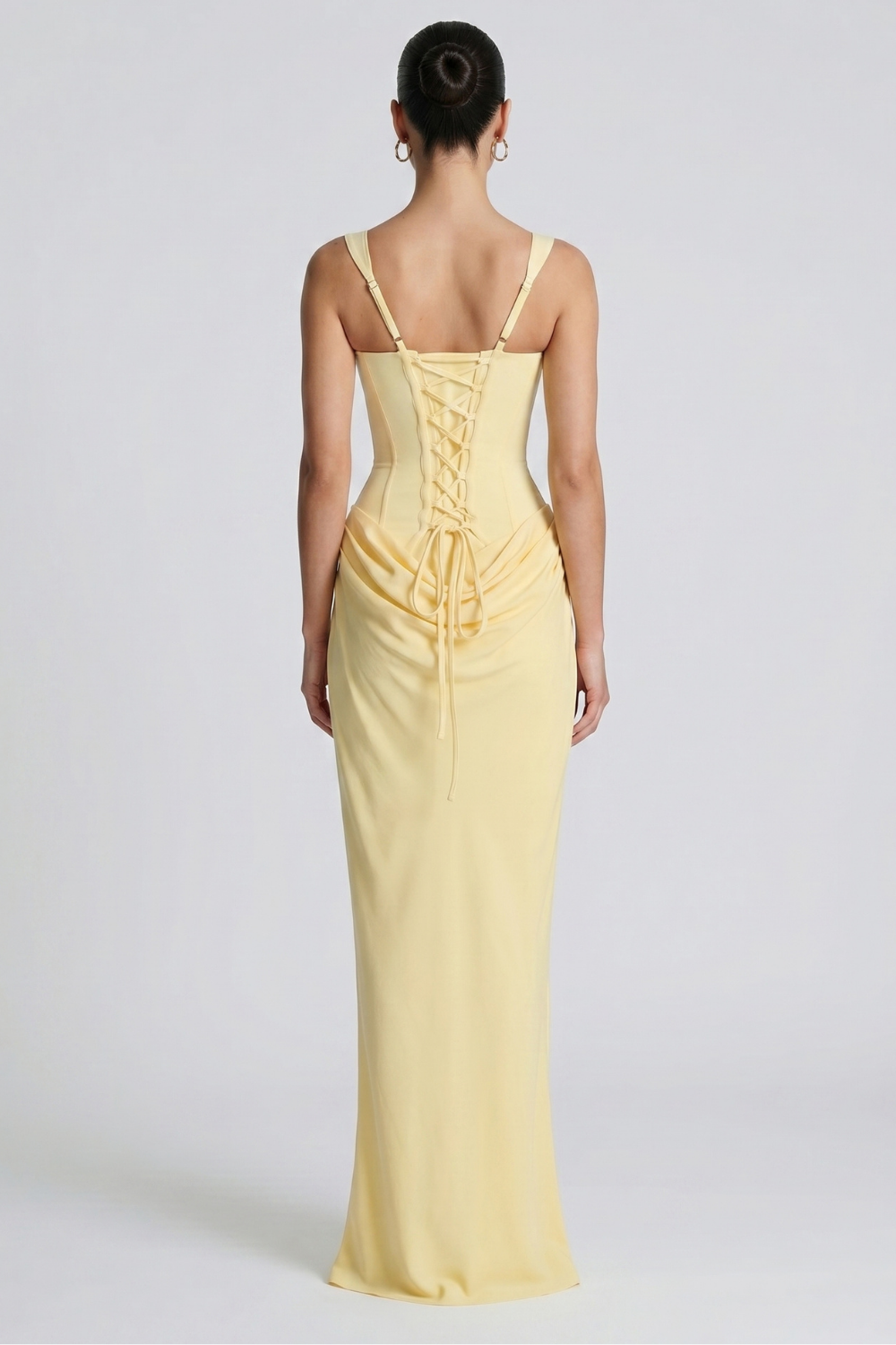 Vestido Longo Bustier Amelli - Azul