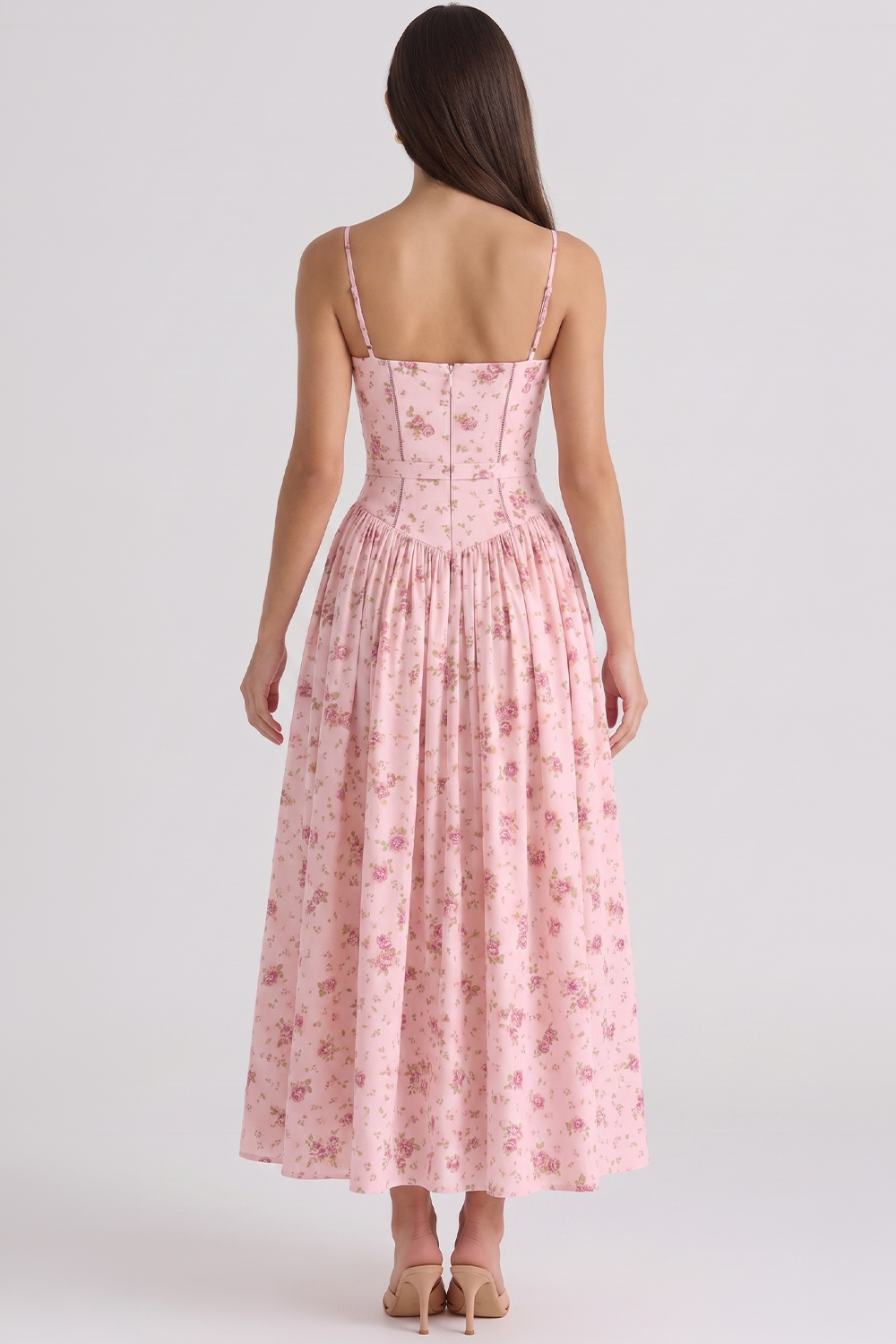 Vestido Modelador Camille - Pink Roses