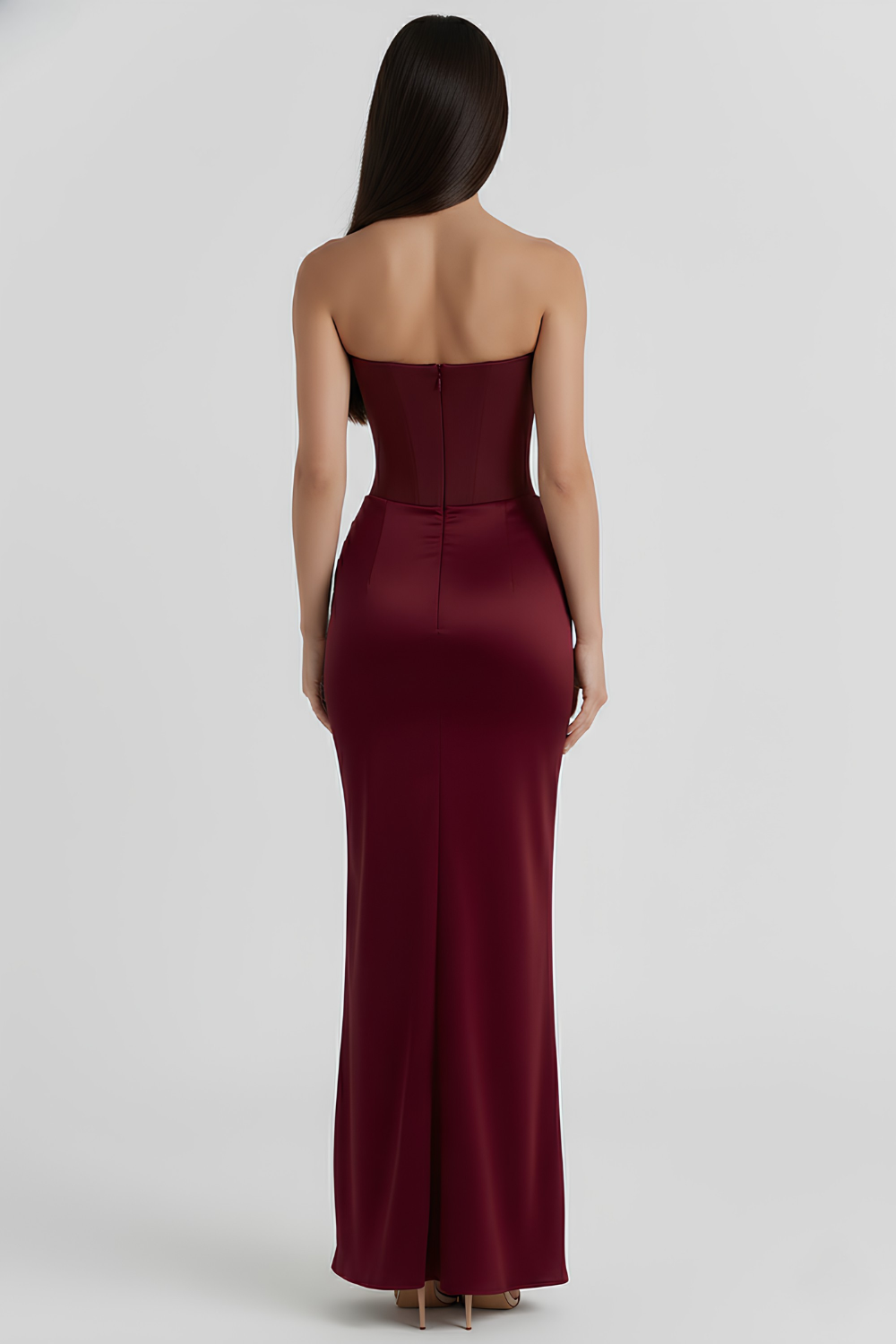 Vestido Longo Modelador Elsa - Marsala