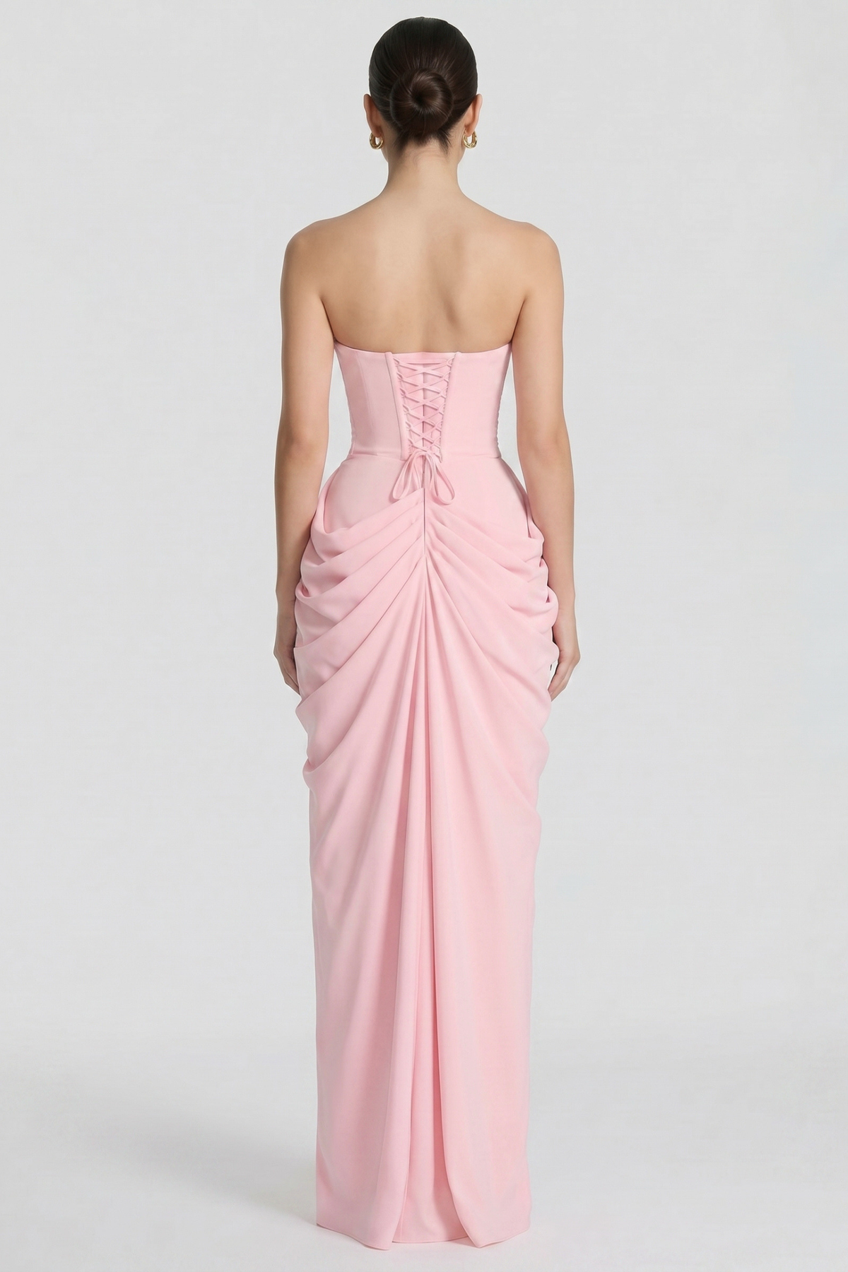 Vestido Longo Bustier Bianca - Rosa