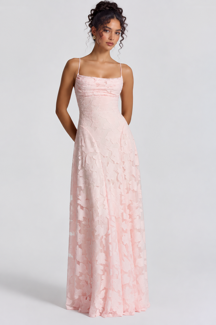 Vestido Longo Bustier Chris - Rosa