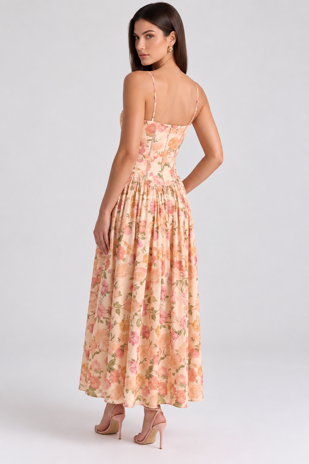 Vestido Modelador Camille - Pastel Roses