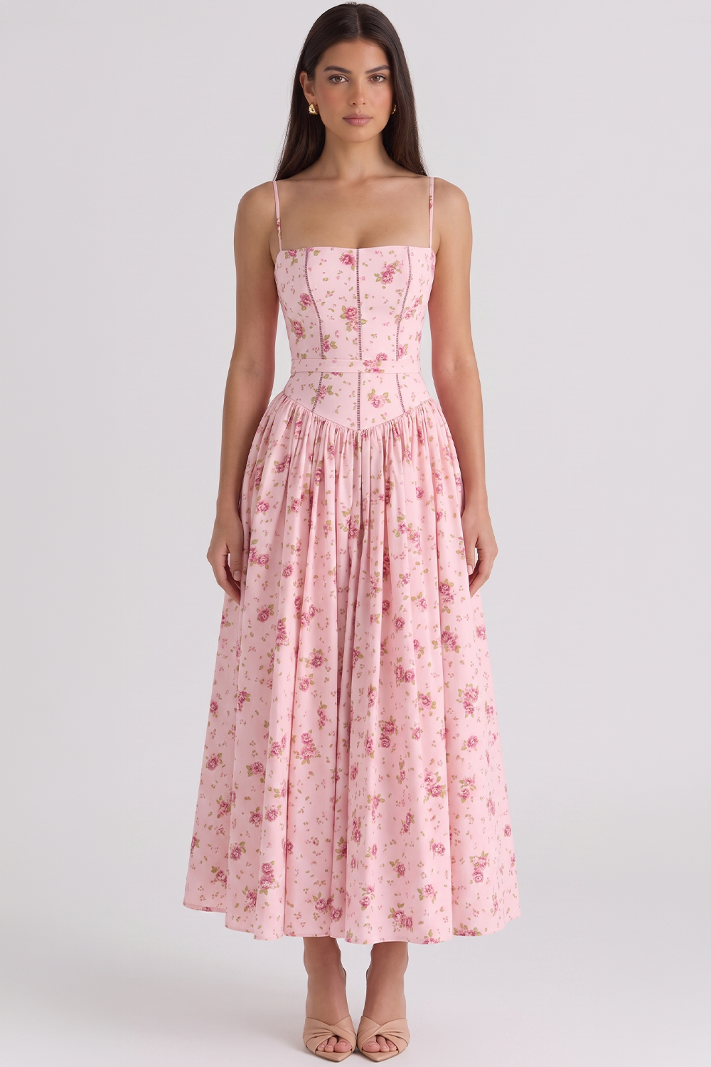 Vestido Modelador Camille - Rosa Floral