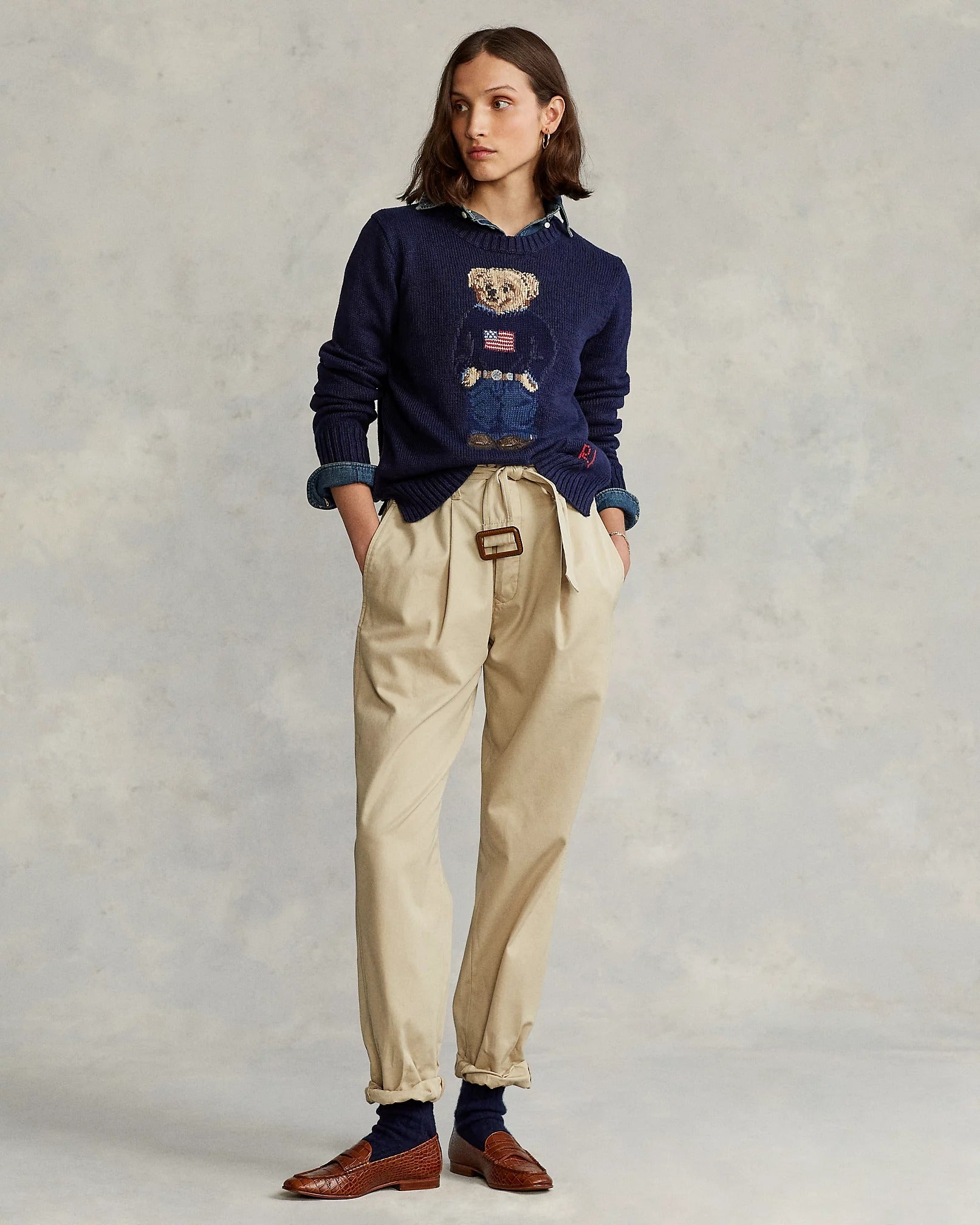 Suéter Ralph Lauren | Gola Redonda de Linho