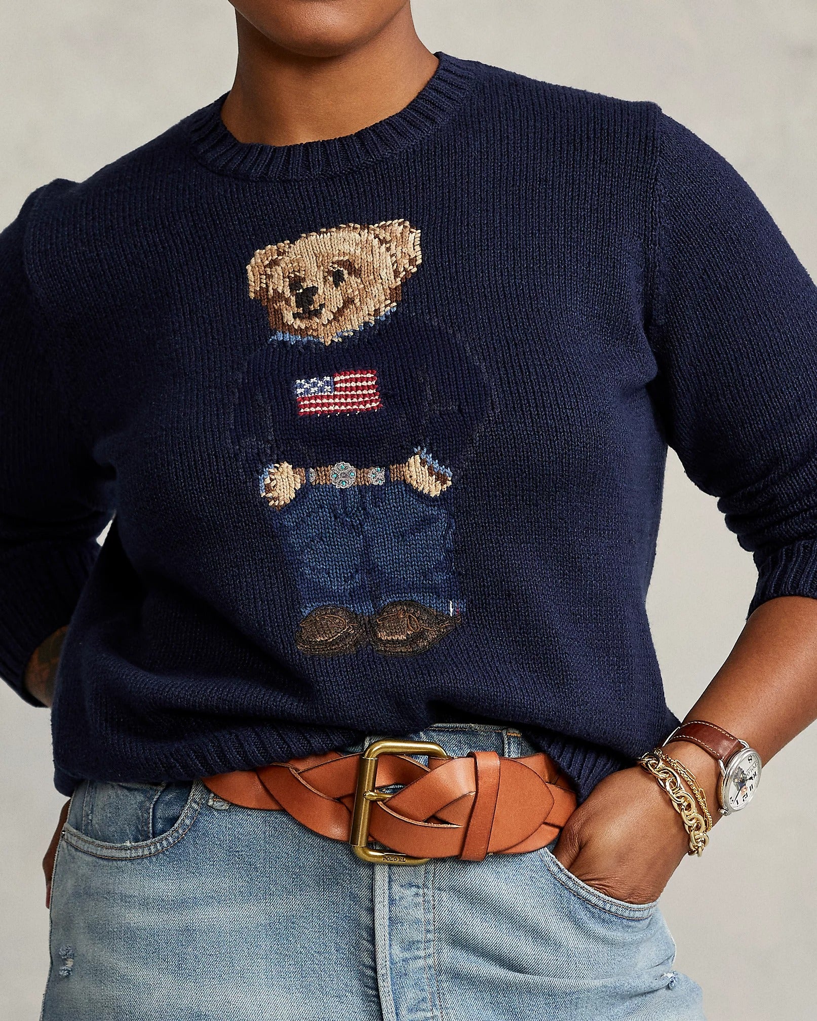 Suéter Ralph Lauren | Gola Redonda de Linho