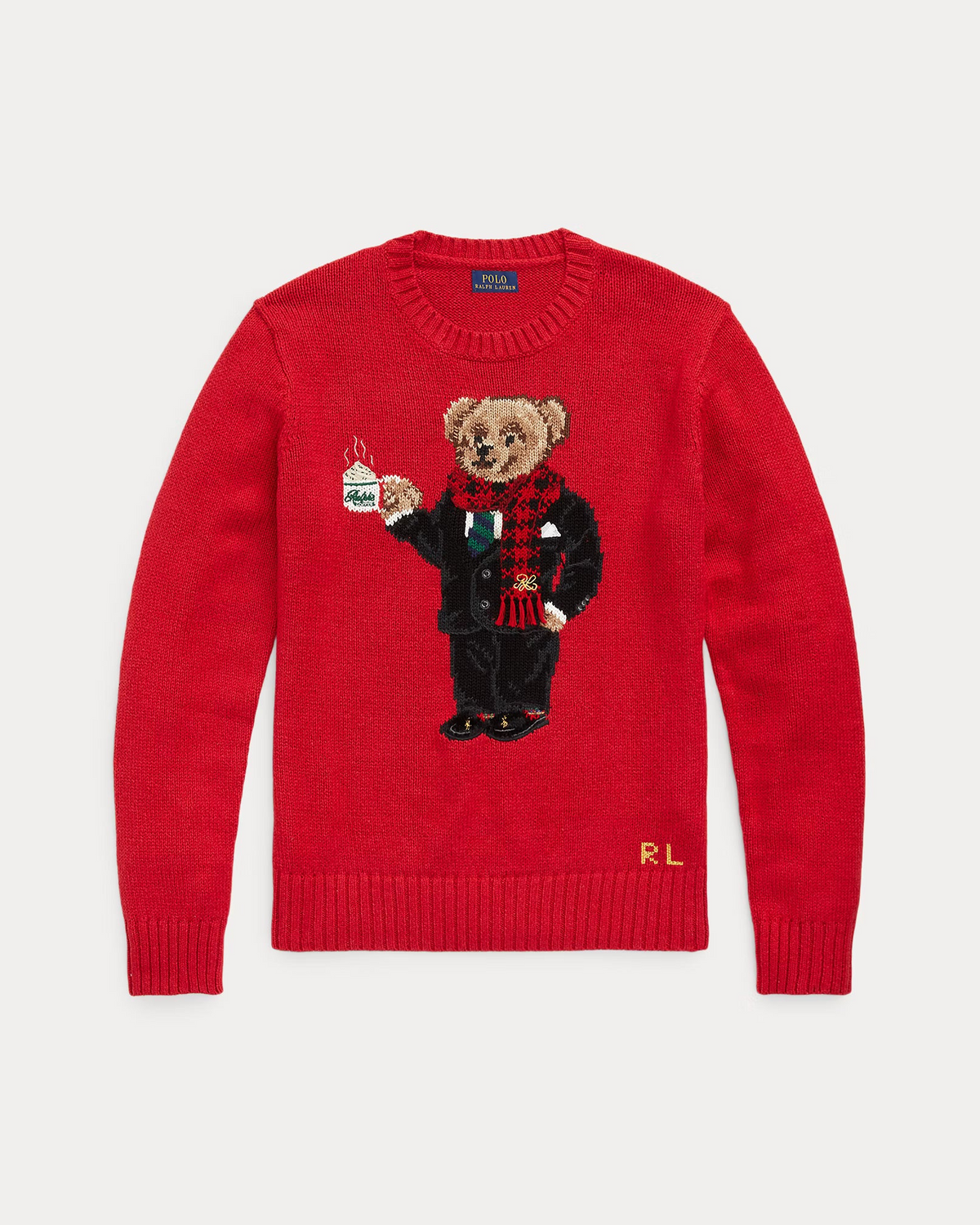 Suéter Ralph Lauren | Polo Bear Vermelho Natal