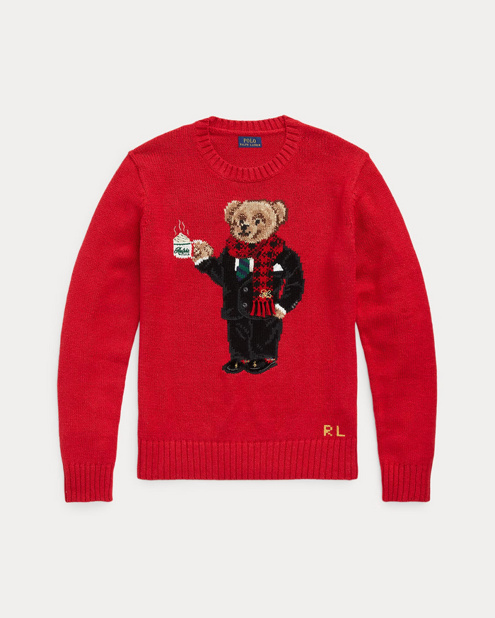 Suéter Ralph Lauren | Polo Bear Vermelho Natal